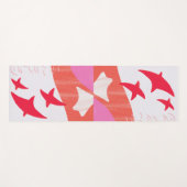 Abstract Yogamat (Voorkant (horizontaal))