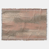Abstract Zacht Hues Bruin Blush Beige Deken (Voorkant)