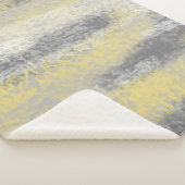 Abstract Zacht Hues Geel Sherpa Deken (3/4)