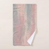 Abstract Zacht Hues Gray Beige Roze Bath Mat Bad Handdoek (Handdoek)