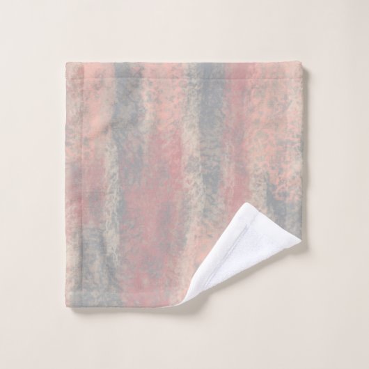 Abstract Zacht Hues Gray Beige Roze Bath Mat Bad Handdoek (Wasdoekje)