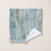 Abstract Zacht Hues Grey Blauwgroen Bad Handdoek (Wasdoekje)