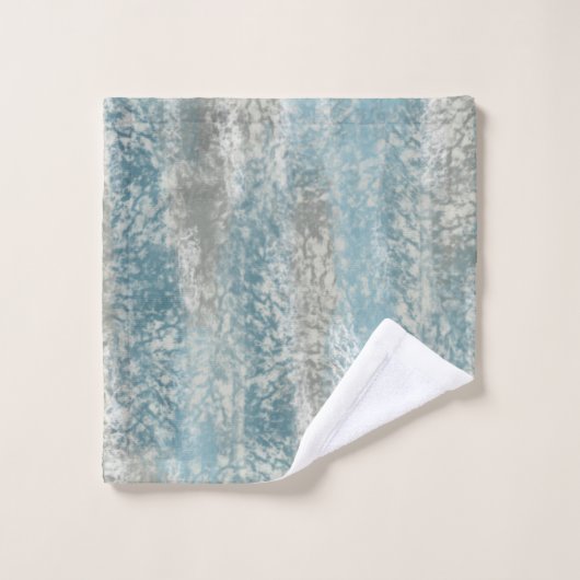 Abstract Zacht Hues Grey Blauwgroen Bad Handdoek (Wasdoekje)