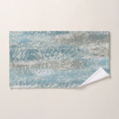 Abstract Zacht Hues Grey Blauwgroen Bad Handdoek (Handdoek)