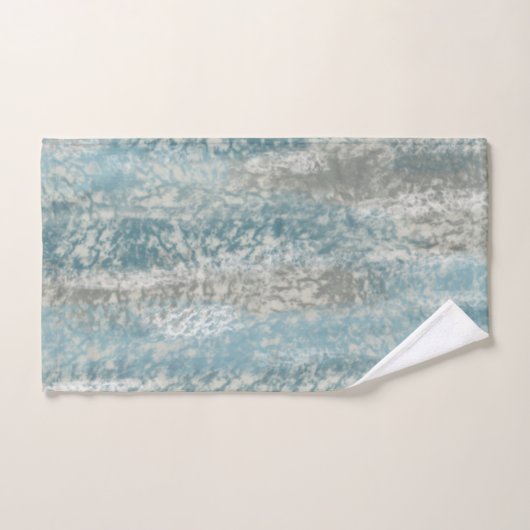 Abstract Zacht Hues Grey Blauwgroen Bad Handdoek (Handdoek)