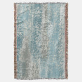 Abstract Zacht Hues Grey Blauwgroen Deken (Voorkant Verticaal)