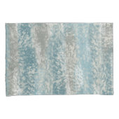 Abstract Zacht Hues Grey Blauwgroen Kussensloop (Voorkant-Rechts)