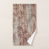 Abstract Zacht Hues Grijze beige wijn en chocolade Bad Handdoek (Handdoek)