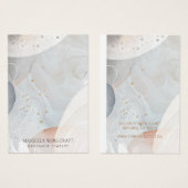 Abstract Zacht Ketting van de Waterverf Visitekaartje (Voorkant /achterkant)