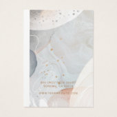 Abstract Zacht Ketting van de Waterverf Visitekaartje (Achterkant)