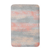 Abstract Zacht Koraal Peach Grey Badmat (Voorkant Verticaal)