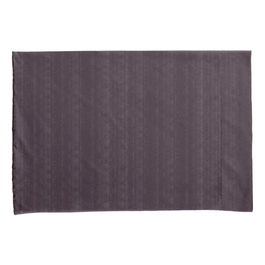 Abstract Zachte Hues Deep Plum Subtle Stripe Kussensloop (Voorkant-Rechts)