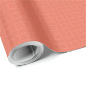 Abstract Zalm Vintage Cadeaupapier (Rol Hoek)