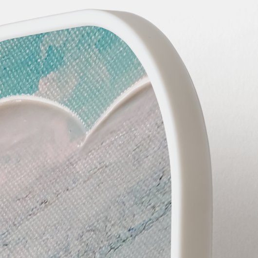 Abstract zand en oceaan pickleball paddle (Links Detail)