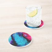 Abstract Zandsteen Onderzetter (Zijkant)