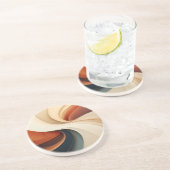 Abstract zandsteen Onderzetter (Zijkant)