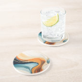 Abstract zandsteen Onderzetter (Zijkant)