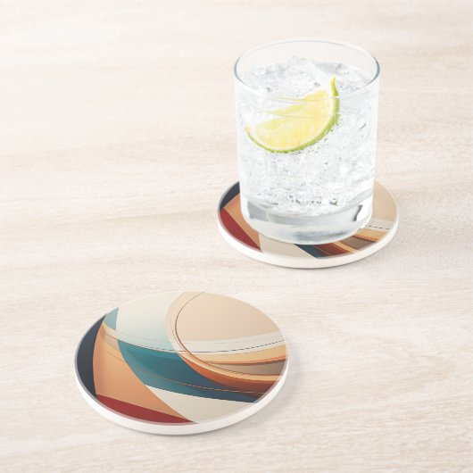 Abstract zandsteen Onderzetter (Zijkant)