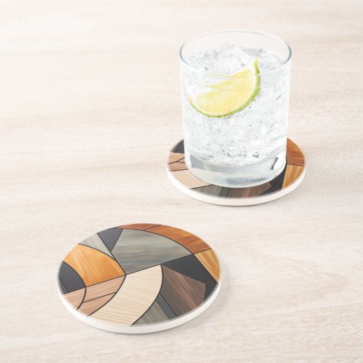 Abstract zandsteen Onderzetter (Zijkant)