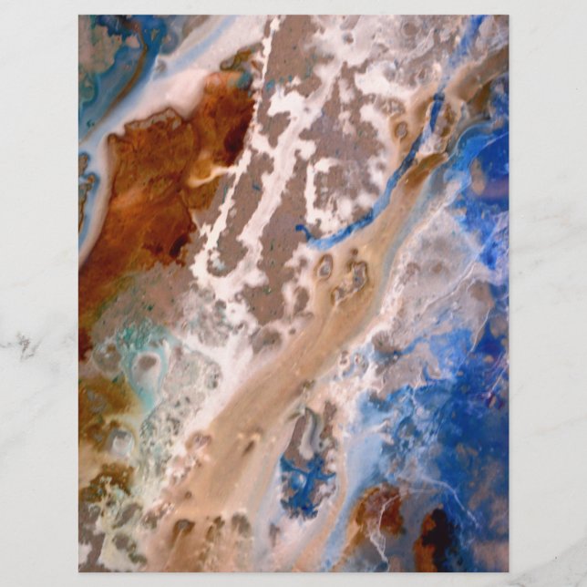 Abstract zandstrandpatroon waterschuimpatroon (Voorkant)