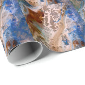 Abstract zandstrandpatroon waterschuimpatroon cadeaupapier (Rol Hoek)