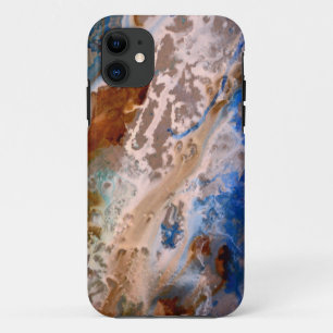 Abstract zandstrandpatroon waterschuimpatroon Case-Mate iPhone case