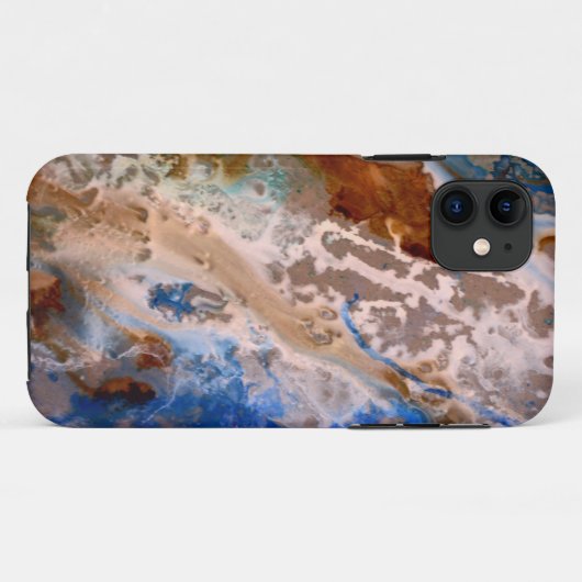 Abstract zandstrandpatroon waterschuimpatroon Case-Mate iPhone case (Achterkant (horizontaal))