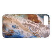Abstract zandstrandpatroon waterschuimpatroon Case-Mate iPhone case (Achterkant (Horizontaal))