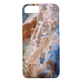 Abstract zandstrandpatroon waterschuimpatroon Case-Mate iPhone case (Achterkant)