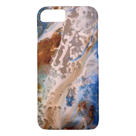 Abstract zandstrandpatroon waterschuimpatroon Case-Mate iPhone case (Achterkant)