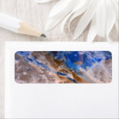 Abstract zandstrandpatroon waterschuimpatroon etiket (Insitu)