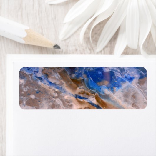 Abstract zandstrandpatroon waterschuimpatroon etiket (Insitu)