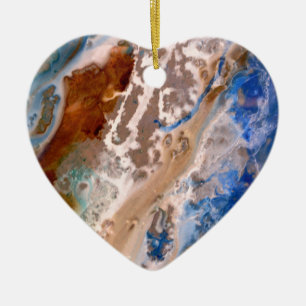 Abstract zandstrandpatroon waterschuimpatroon keramisch ornament