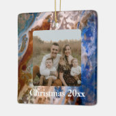 Abstract zandstrandpatroon waterschuimpatroon keramisch ornament (Links)