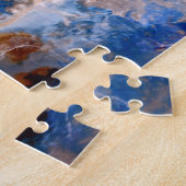 Abstract zandstrandpatroon waterschuimpatroon legpuzzel (Zijkant)