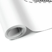 Abstract Zebra Canvas Black White Cadeaupapier (Rol Hoek)