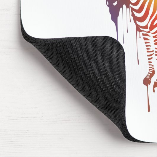 Abstract Zebra Mousepad Muismat (Hoek)