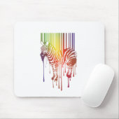 Abstract Zebra Mousepad Muismat (Met muis)