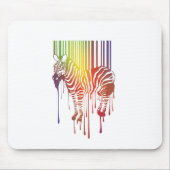 Abstract Zebra Mousepad Muismat (Voorkant)
