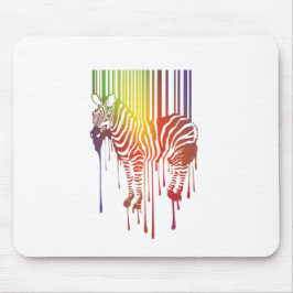 Abstract Zebra Mousepad Muismat