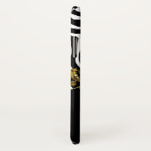 Abstract Zebra - Rood zwart - wit goud Case-Mate iPhone Case (Achterkant / rechts)