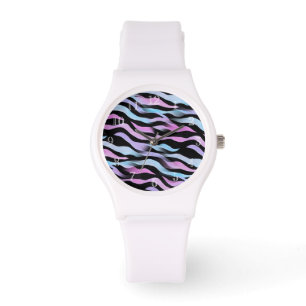 Abstract Zebra Stripes horloge