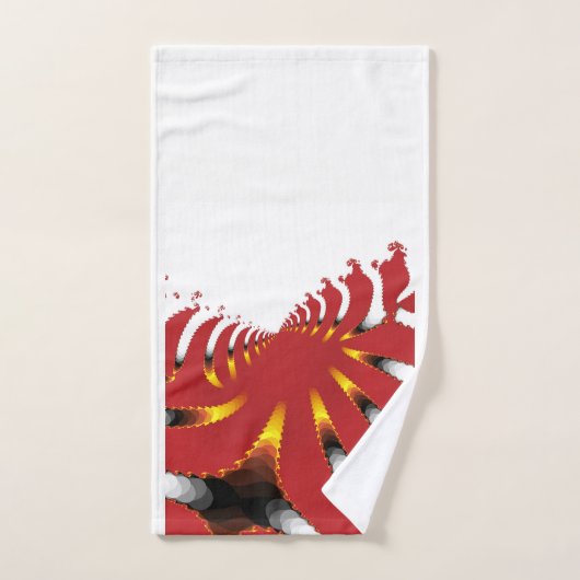 ABSTRACT ZEE ANEMONE BAD HANDDOEK (Handdoek)