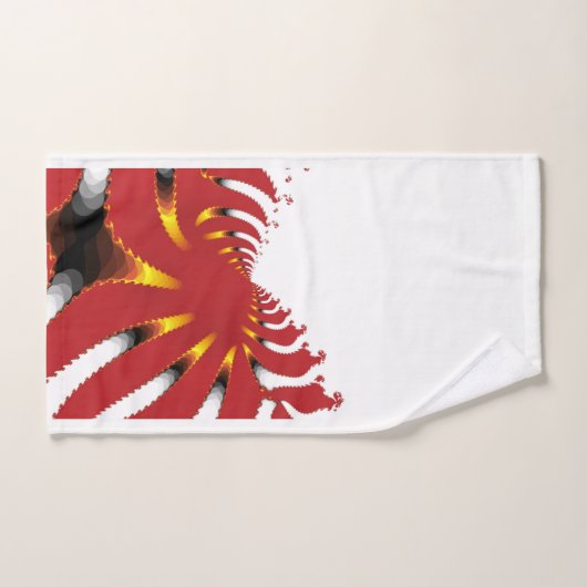 ABSTRACT ZEE ANEMONE BAD HANDDOEK (Handdoek)