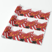 ABSTRACT ZEE ANEMONE CADEAUPAPIER (Uitgerold)