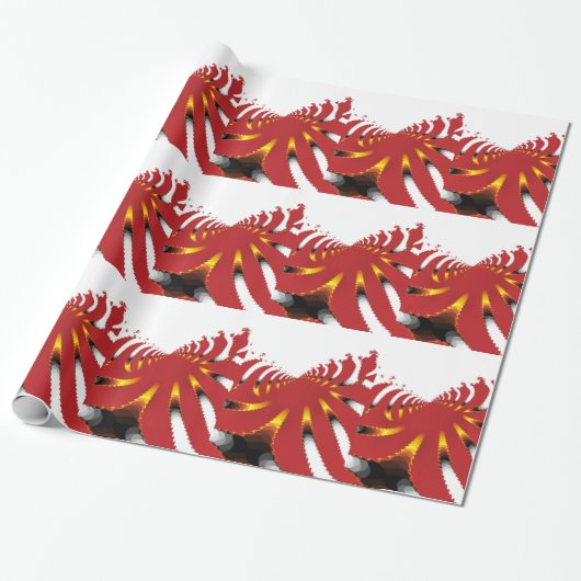 ABSTRACT ZEE ANEMONE CADEAUPAPIER (Uitgerold)