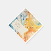 Abstract Zee golven en zandstenen strand bruiloft Servet (Hoek)