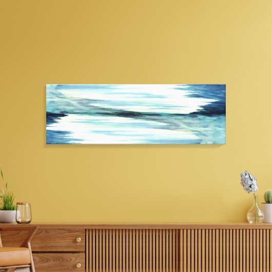 abstract zee golven NO2 Canvas Afdruk (Insitu (Woonkamer))