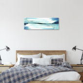 abstract zee golven NO2 Canvas Afdruk (Insitu (Slaapkamer))