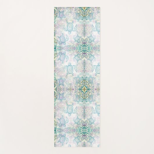 Abstract Zee - Magische tapijt Yogamat (Voorkant)